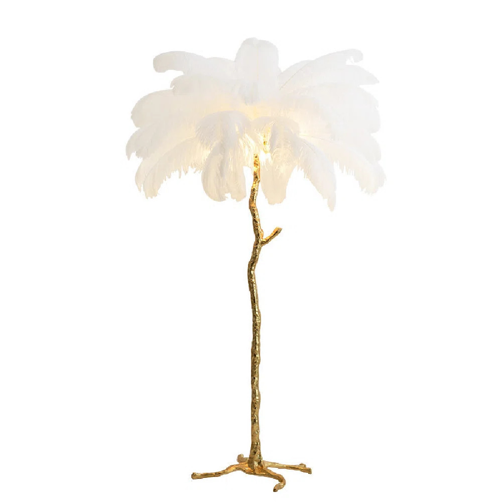 67'' Gold LED Novelty Floor Lamp | Wayfair North America