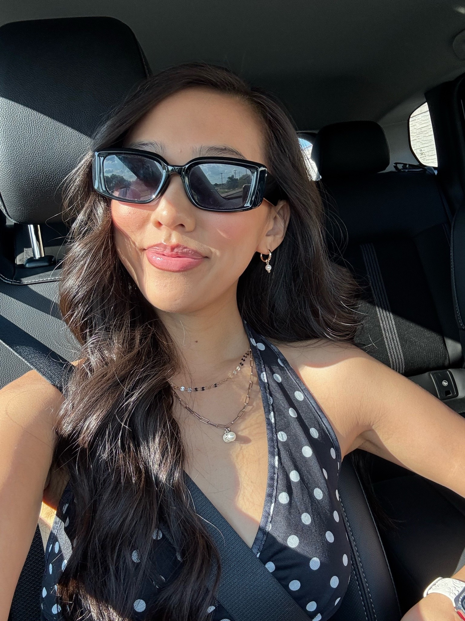 Amazon sunglasses, black sunglasses, Amazon accessories, polka dot dress

#LTKootd #LTKBeauty #LTKSaleAlert