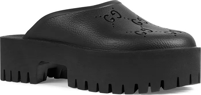 Elea GG Logo Platform Clog | Nordstrom