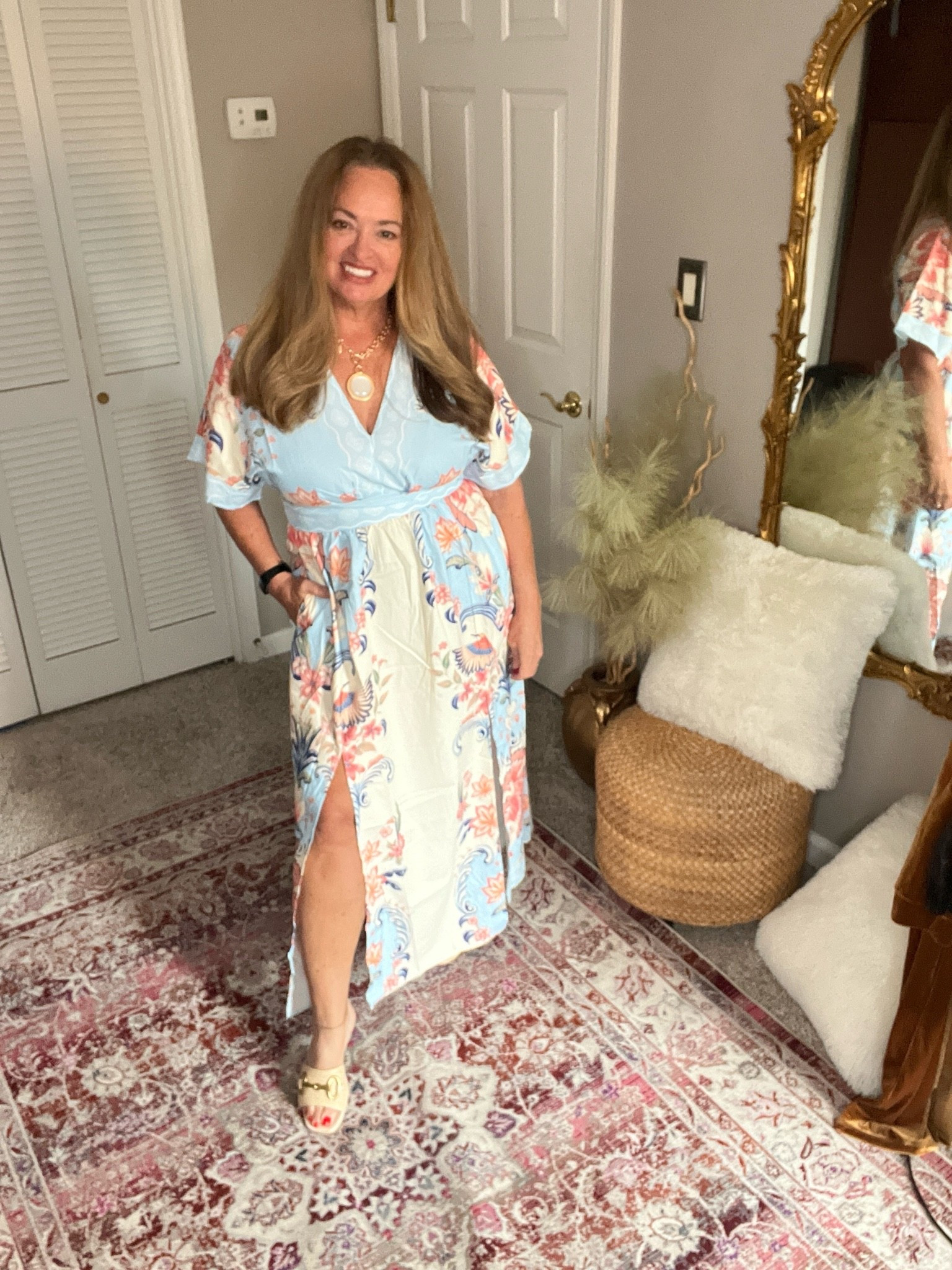 Beautiful sea side maxi dress

#LTKTravel #LTKSwim #LTKgrwm