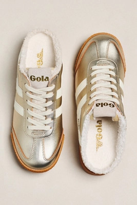 Gola Elan Cozy Shearling-Lined Mule Sneakers | Anthropologie (US)