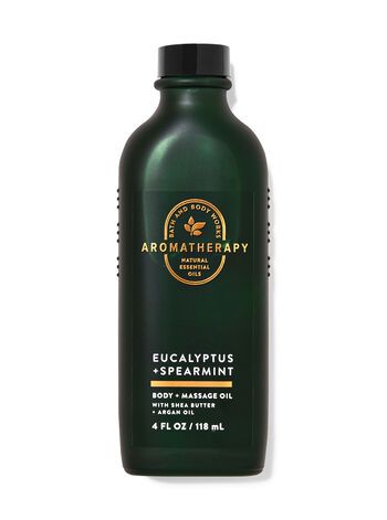 Aromatherapy


Eucalyptus Spearmint


Body and Massage Oil | Bath & Body Works