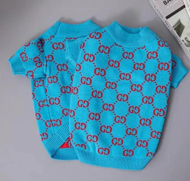 Luxurious Dog Apparel Designer Dog Clothes Soft Warm Pets Sweaters Knitted Turtleneck Cold Weathe... | DHGate