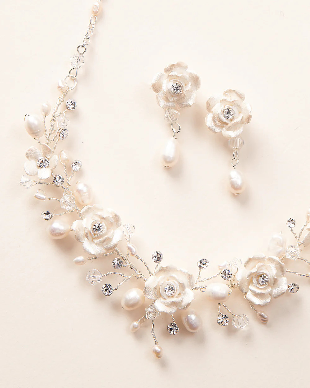 Rose Flower Jewelry Set | Dareth Colburn