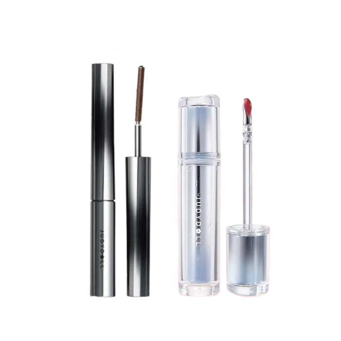 Judydoll - 3D Curling Eyelash Iron Mascara Curly - 2g - 02 Brown (1ea) + Ice Watery Lip Gloss - 2.4g - 09 Hawthorn Cold Brew... | Stylevana