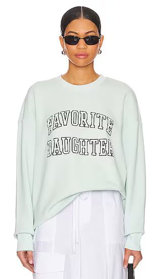 The Collegiate Sweatshirt in Seafoam | Revolve Clothing (Global)