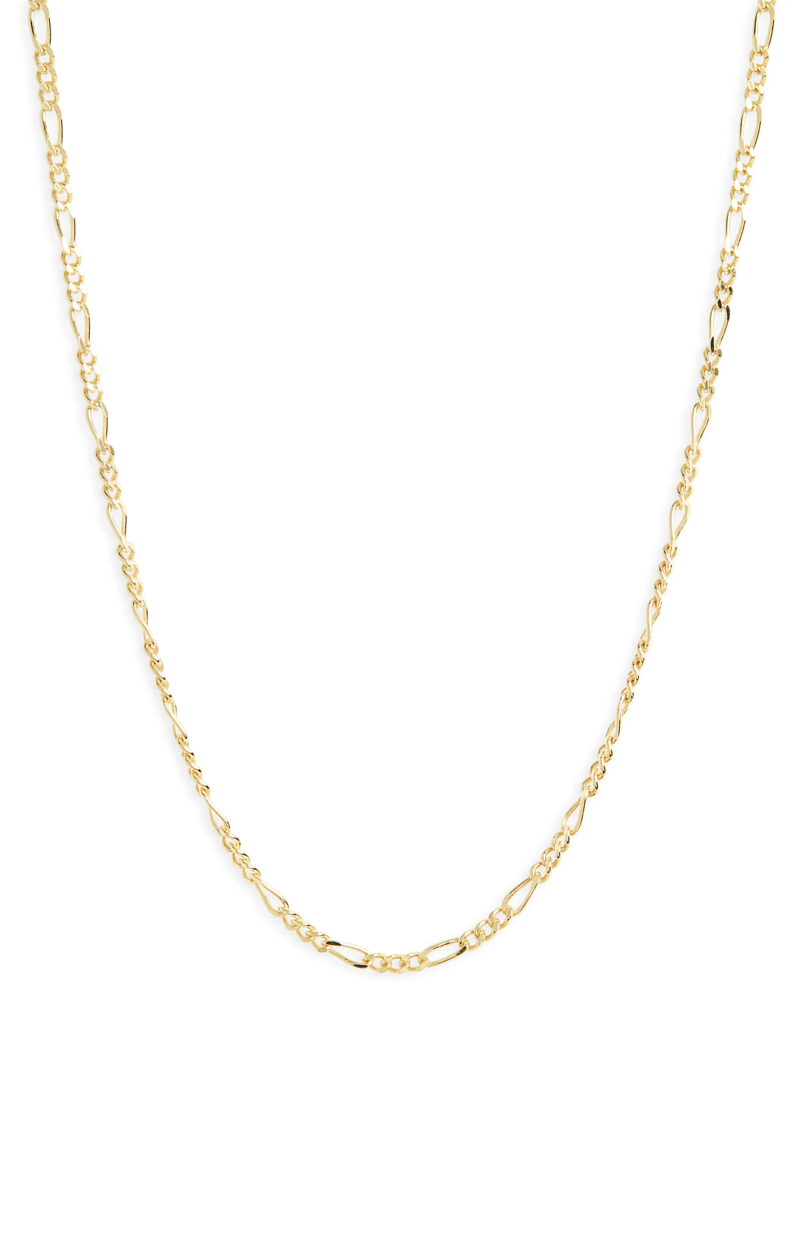 Women's Argento Vivo Sterling Silver Figaro Chain Necklace | Nordstrom