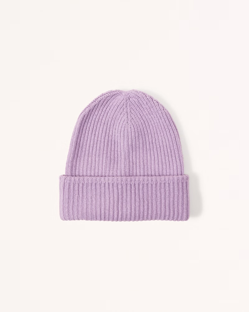 Slouchy Rib Beanie | Abercrombie & Fitch (US)
