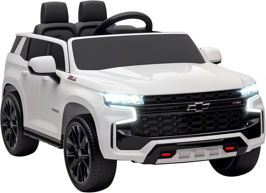 Aosom Licensed Chevrolet Tahoe Ride On Car, 12V 7AH Battery Power Ride On Toy with Parent Remote ... | Amazon (US)