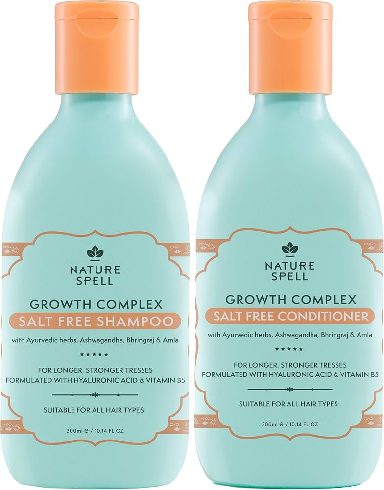 Nature Spell Hair Growth Complex Shampoo and Conditioner Set, Nourishing and Strengthening, Infus... | Amazon (UK)