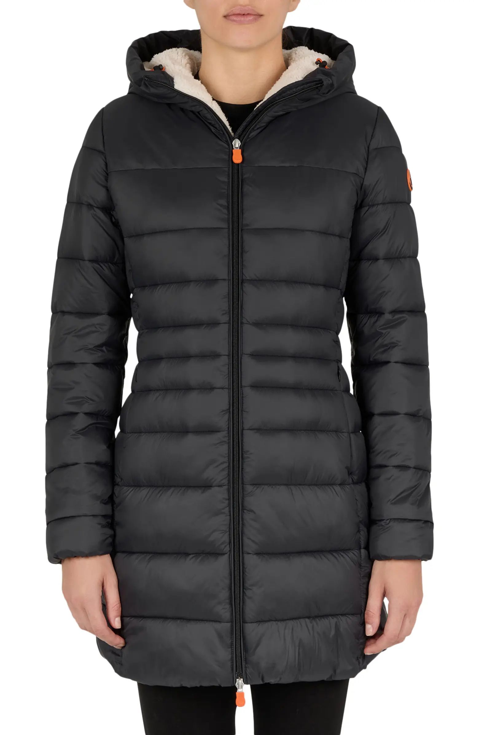 Save The Duck Raven Waterproof Faux Fur Trim Puffer Jacket | Nordstrom | Nordstrom Canada
