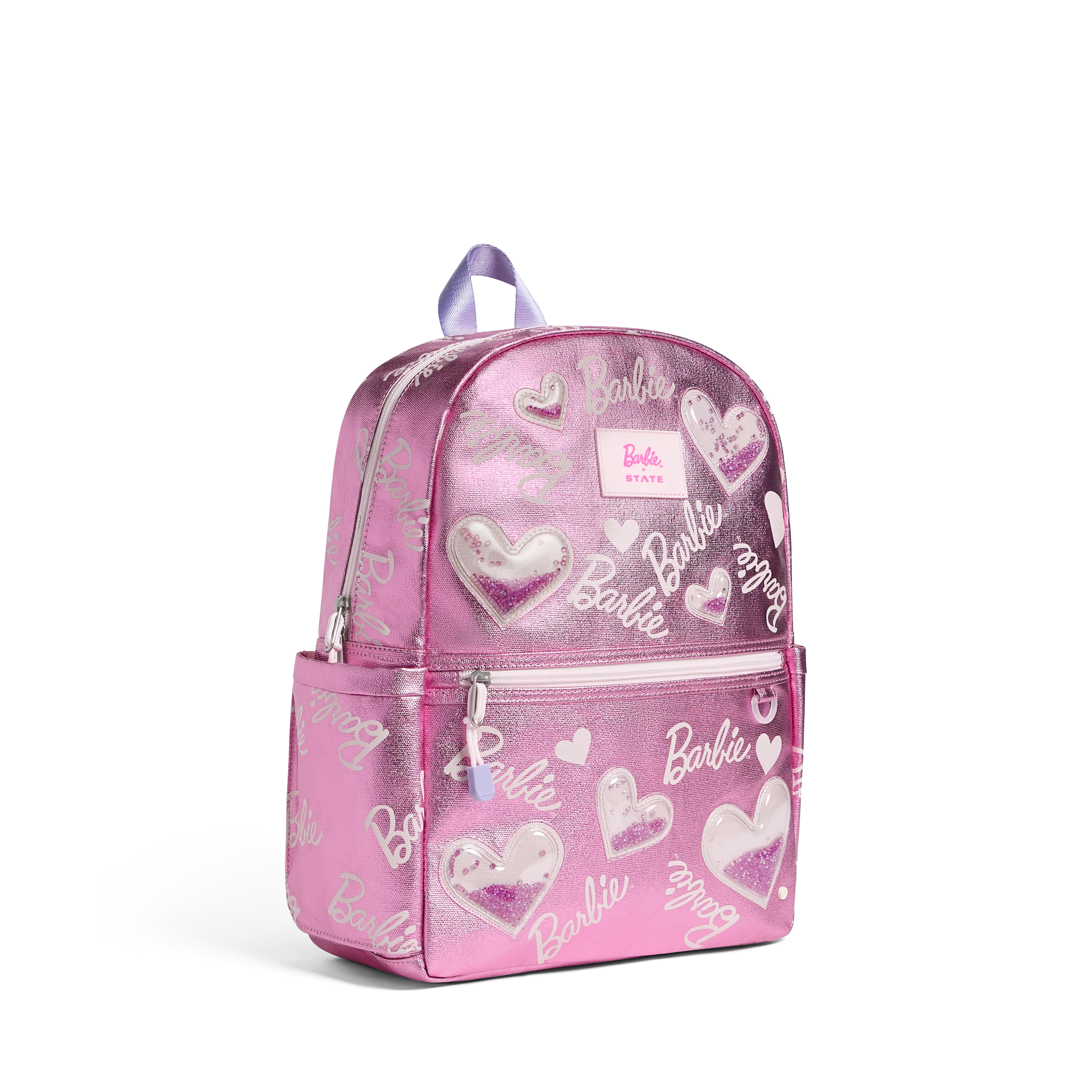 STATE Bags | STATE Bags x Barbie™ Kane Backpack Metallic Barbie™ Hearts | STATE Bags