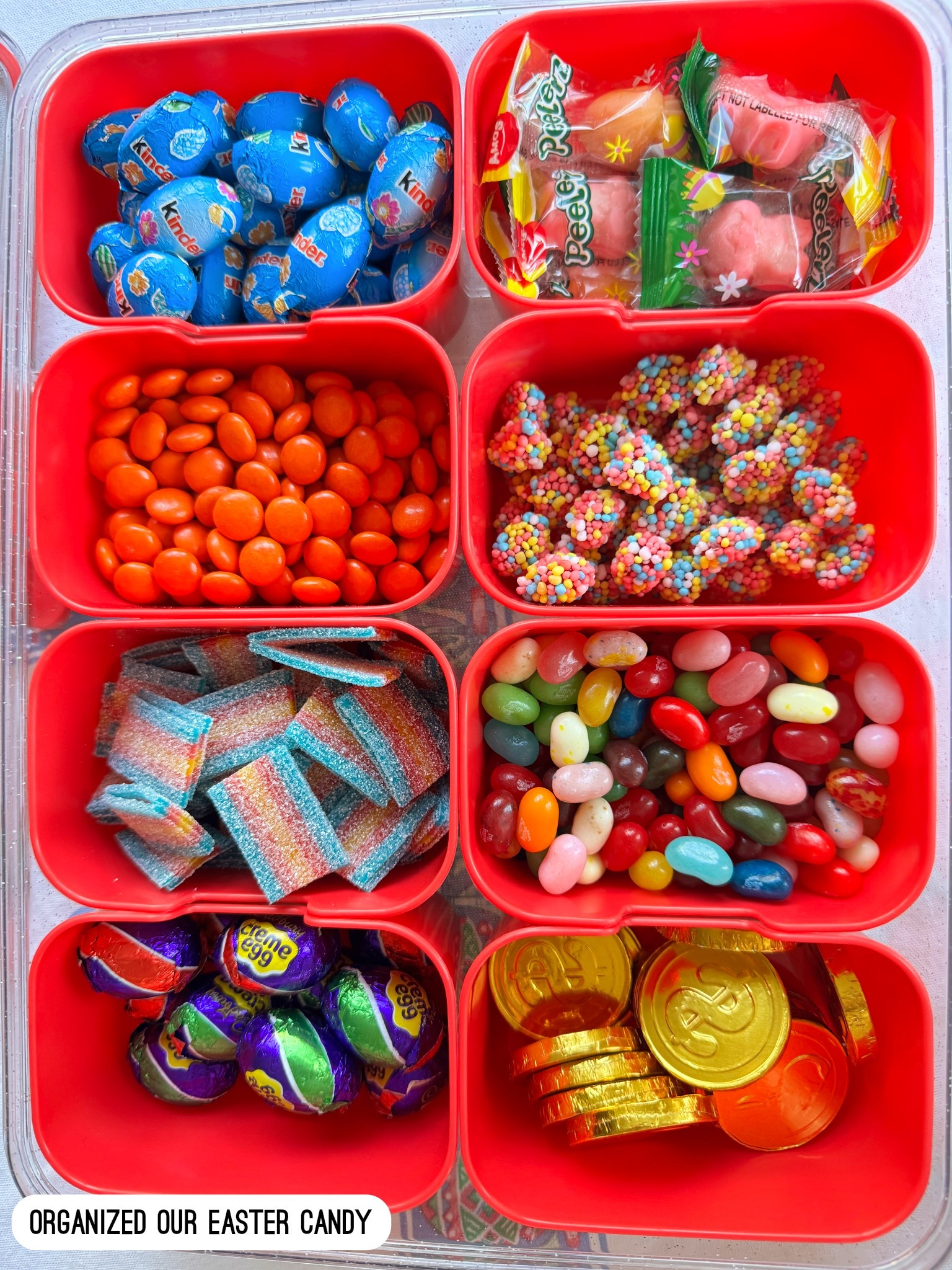 If your kids got an overwhelming amount of Easter candy… do this 😅

Putting everything into one organizer makes it feel so much less chaotic (and easier to keep track of)

#LTKKids #LTKmomlife #LTKSeasonal