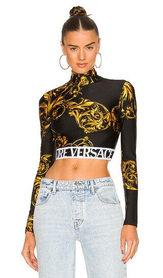Garland Top in Black & Gold | Revolve Clothing (Global)