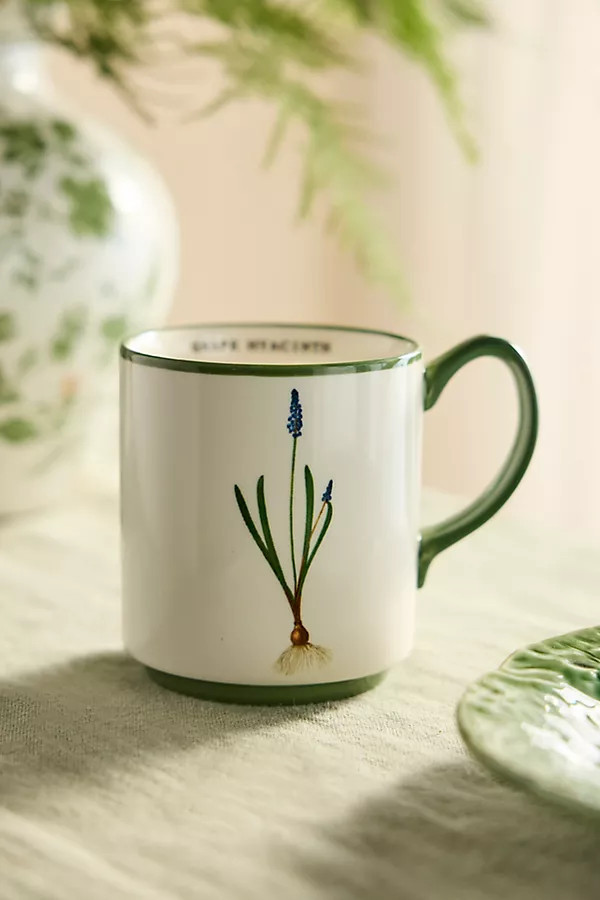 Spring Botanical Stoneware Mug | Anthropologie (US)