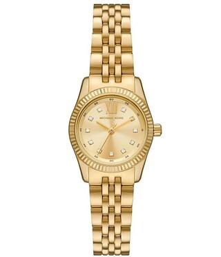 Michael Kors Women's Lexington Three-Hand Stainless Steel Bracelet Watch | Dillard's | Dillard's