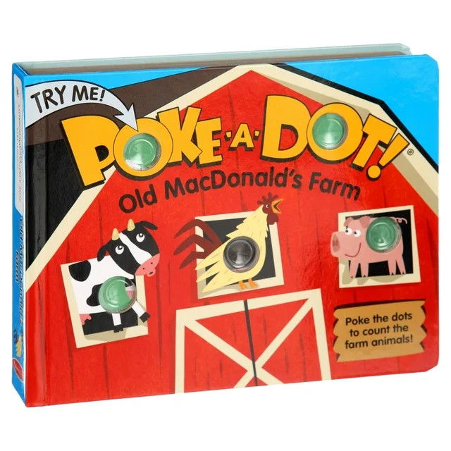 Melissa & Doug Children's Book - Poke-a-Dot: Old MacDonald’s Farm (Board Book with Buttons to P... | Walmart (US)