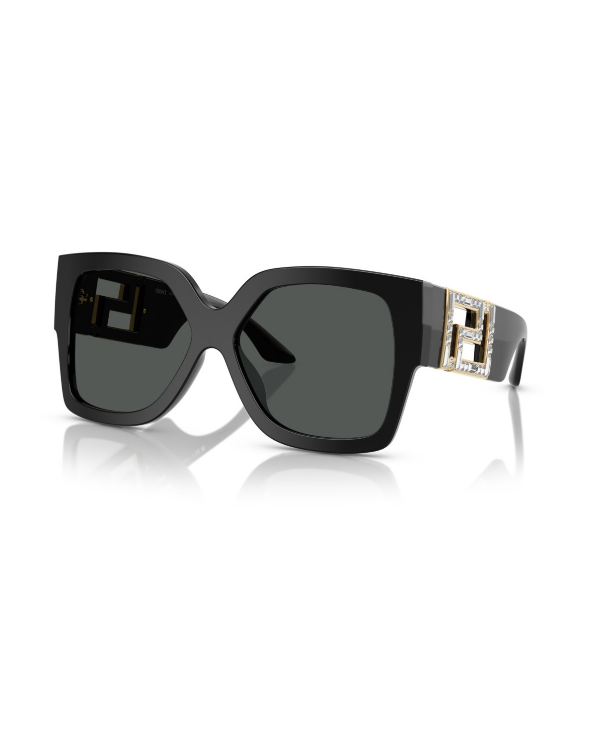 Versace Women's Rectangle Sunglasses, VE4402 - Black | Macy's