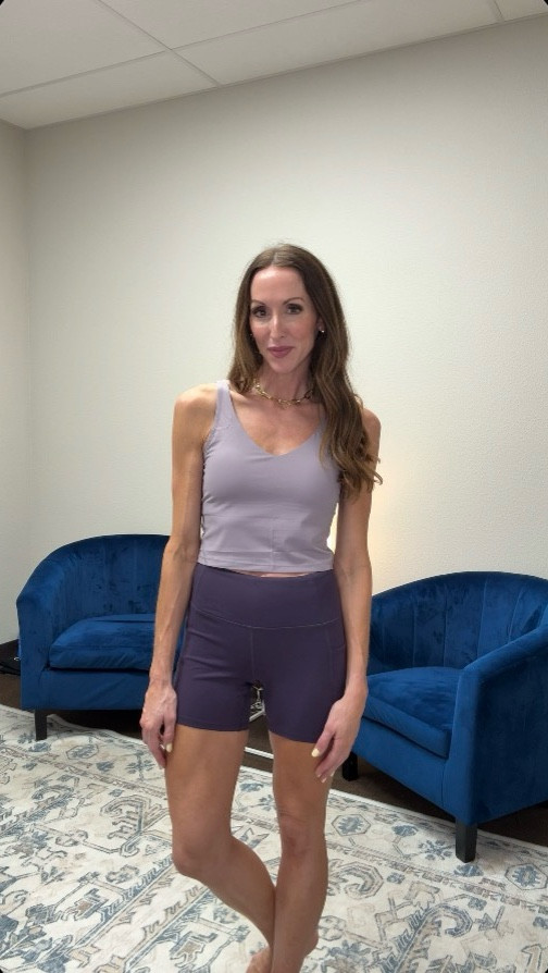 I’m always on the hunt for the best active wear at an affordable price, and @THE GYM PEOPLE US Wearing a M top and S shorts 💜 

#LTKootd #LTKActive #LTKSaleAlert