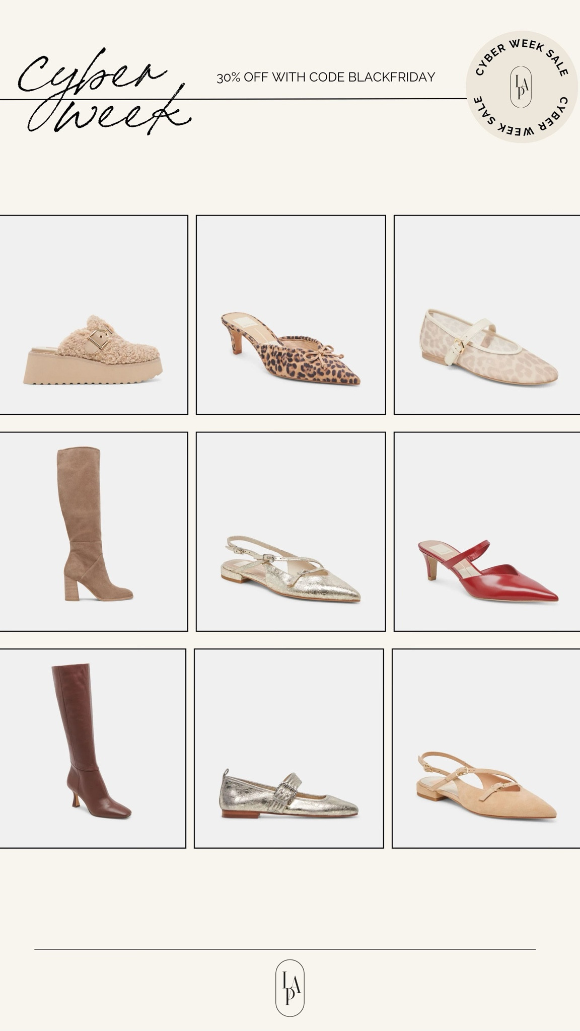 Cyber week dolce vita 30% off!

#LTKSaleAlert #LTKCyberWeek