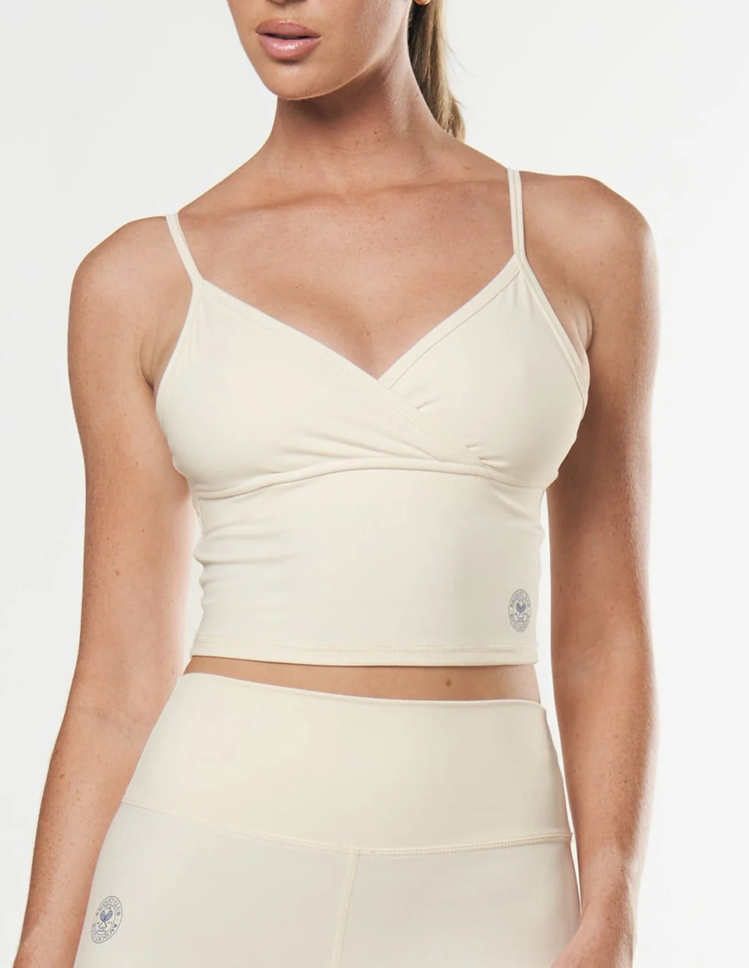 Racquet Club V Tank - Cream | STAX.