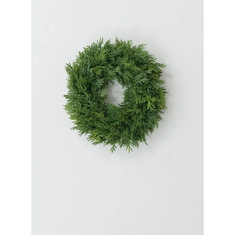 Sullivans Artificial Cedar Wreath 12"H Green | Walmart (US)