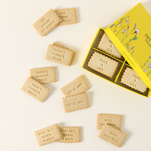 Custom Message Shortbread Cookies | UncommonGoods