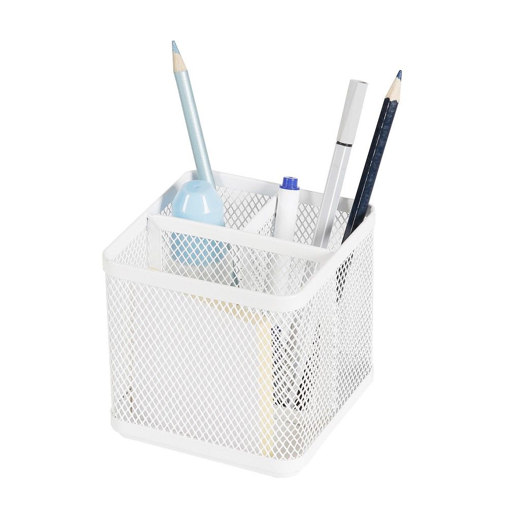 Mesh Pencil Holder White - Made By Design | Target