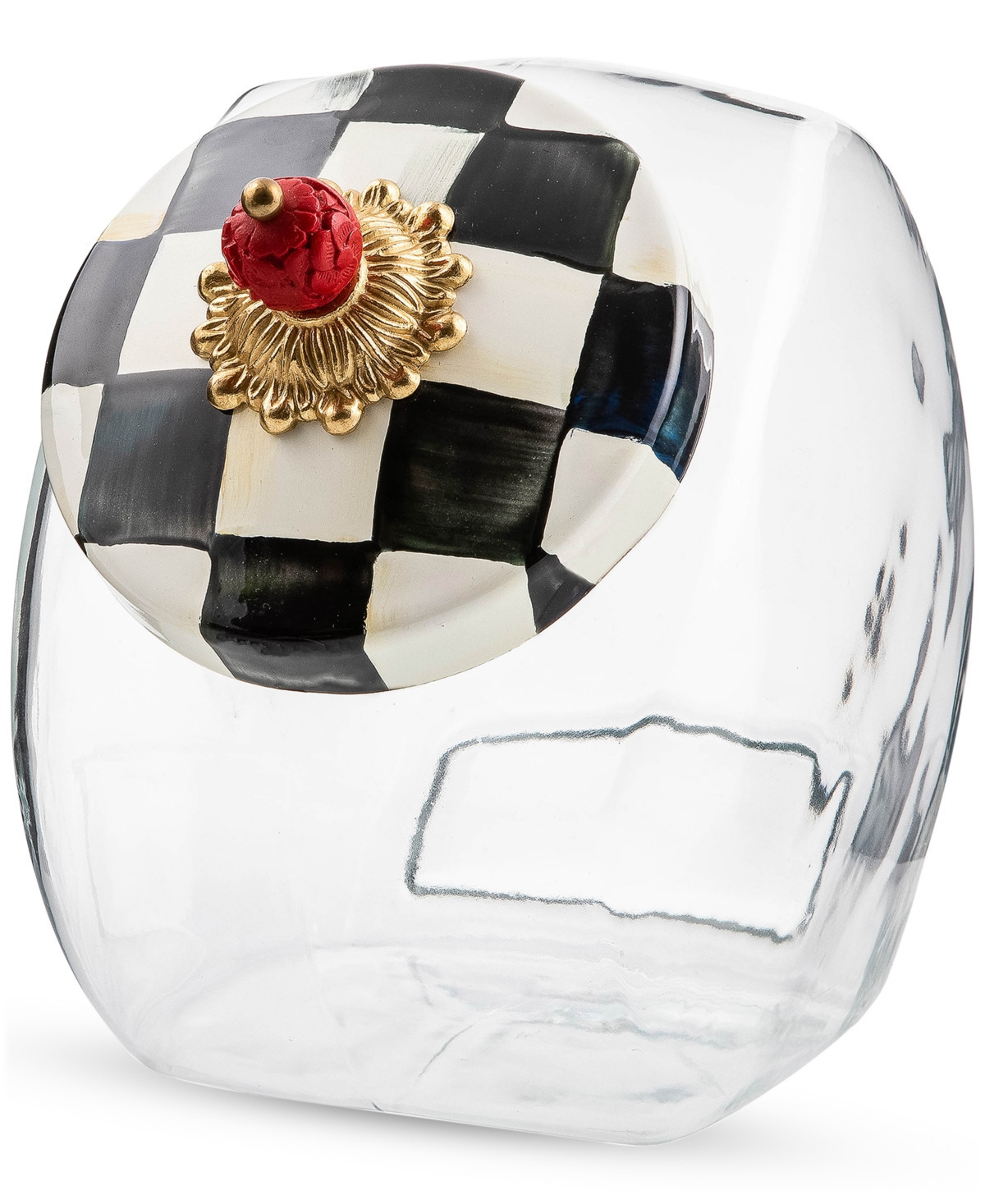 Mackenzie-Childs Cookie Jar with Courtly Check Lid | Macy's