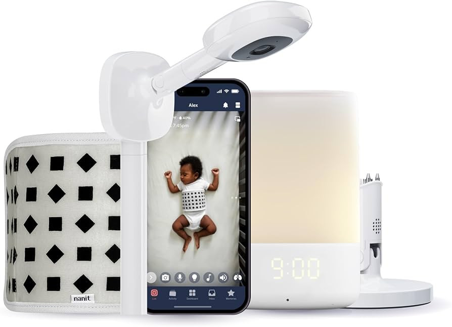 Nanit Superior Sleep Set - Includes Newborn Baby Essentials: Nanit Pro Camera with Wall Mount, Na... | Amazon (US)