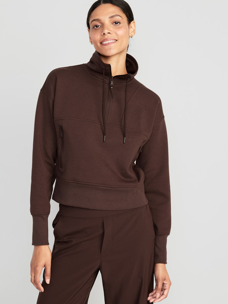 Dynamic Fleece 1/2-Zip Sweatshirt for Women | Old Navy (US)