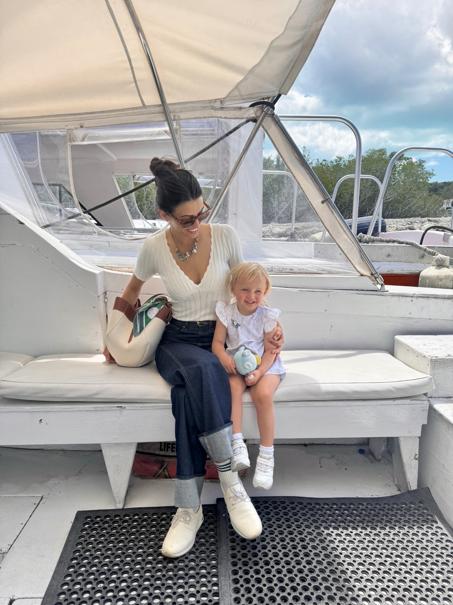 Effortlessly chic in the Veronica Beard Taylor Wide-Leg Jeans paired with the timeless Polène Cyme Bag in Cognac Canvas. These cuffed high-rise jeans elevate everyday denim, while the structured French tote adds polished versatility to any spring look.

Lane’s dress: Cecil & Lou
Bag: Polène Cyme Cognac Canvas



#LTKStyleTip #LTKTravel #LTKKids
