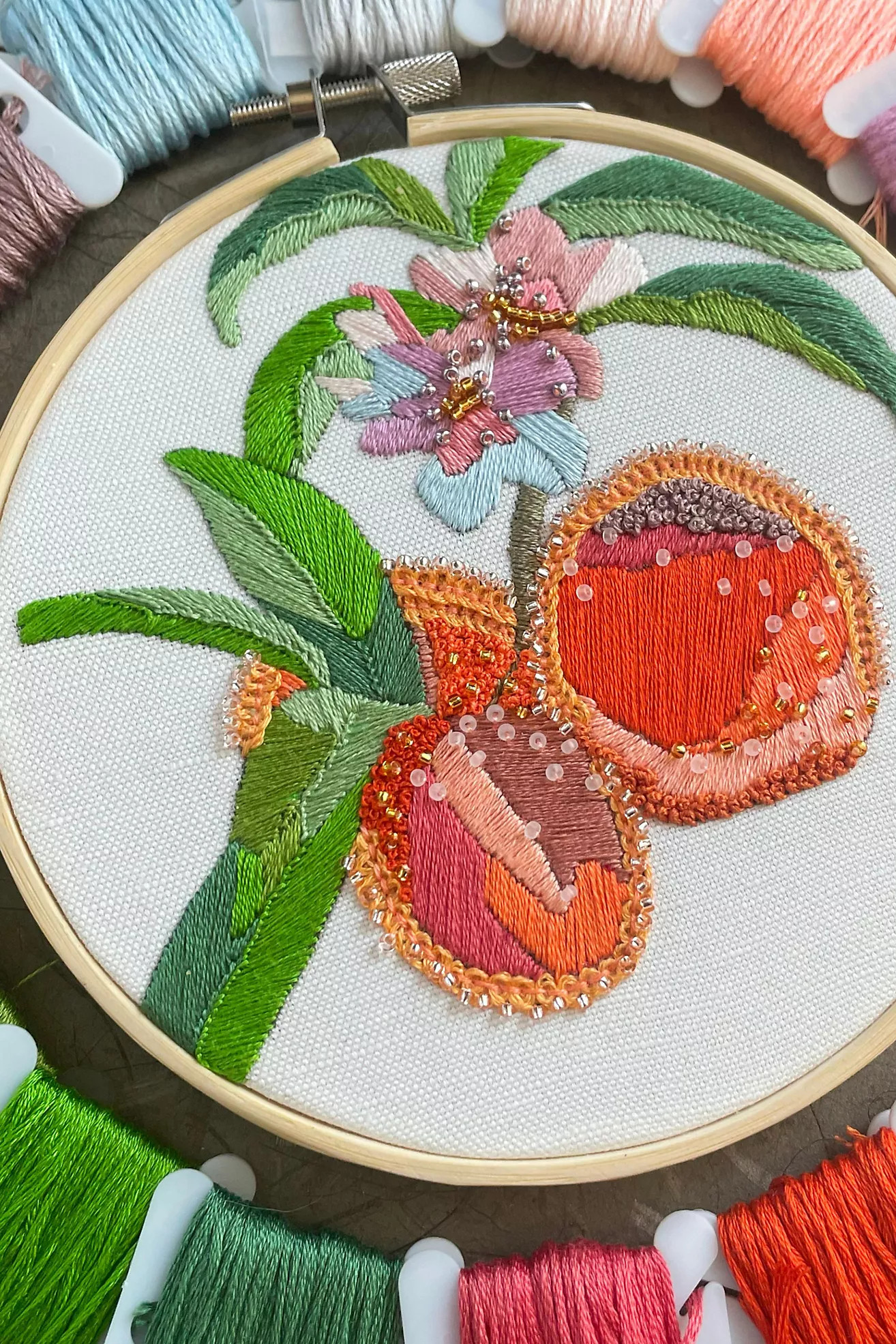 Kate Wyatt DIY Embroidery and Beadwork Kit | Anthropologie (US)