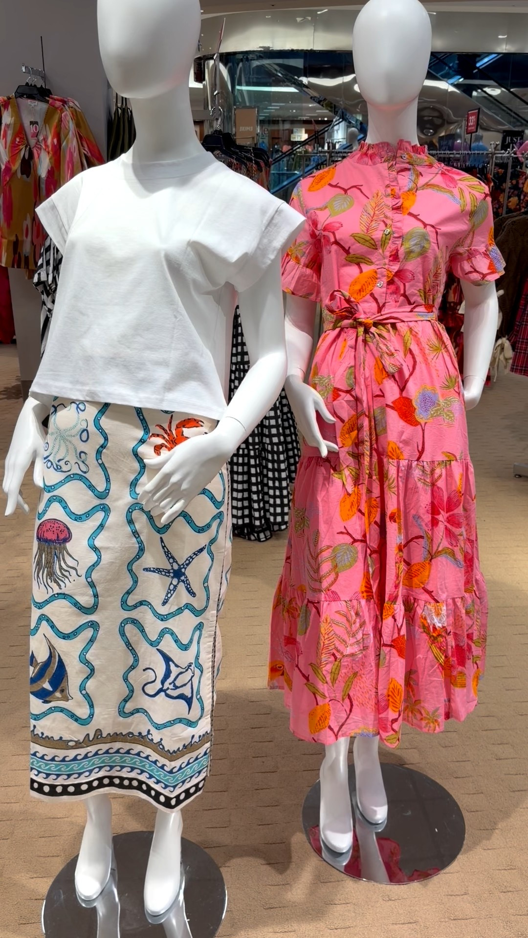 Mo Maya
Namaste Sunshine Coordinating Linen Blend Hand Printed Midi Skirt and coordinatin top. White Agolde top.

J.Marie
Playa Button Up Ruffle Sleeve Belted Tiered Midi A-Line Dress

#LTKOver40 #LTKTravel #LTKgrwm