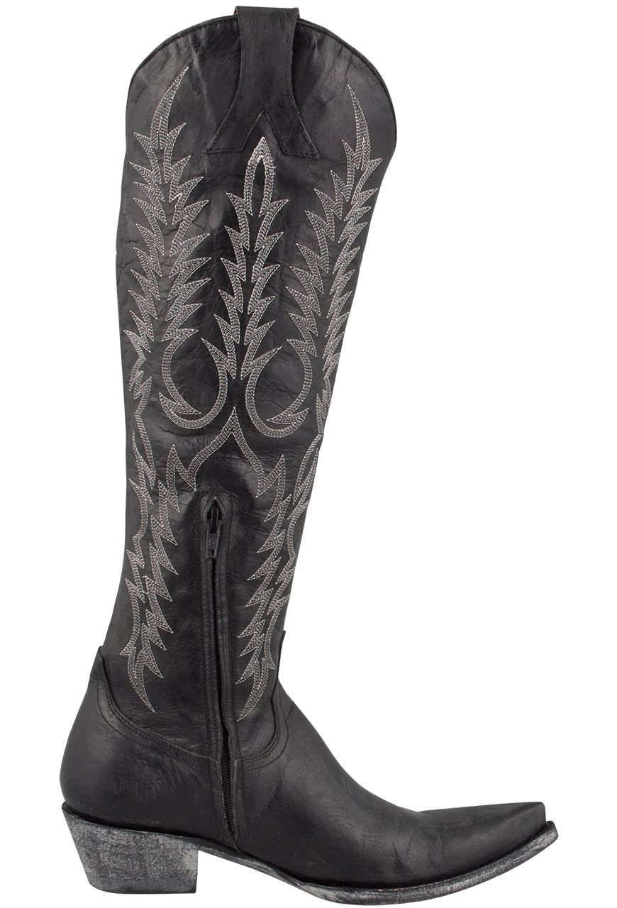 Old Gringo Women's Goat Mayra Black Cowgirl Boots | Pinto Ranch | Pinto Ranch