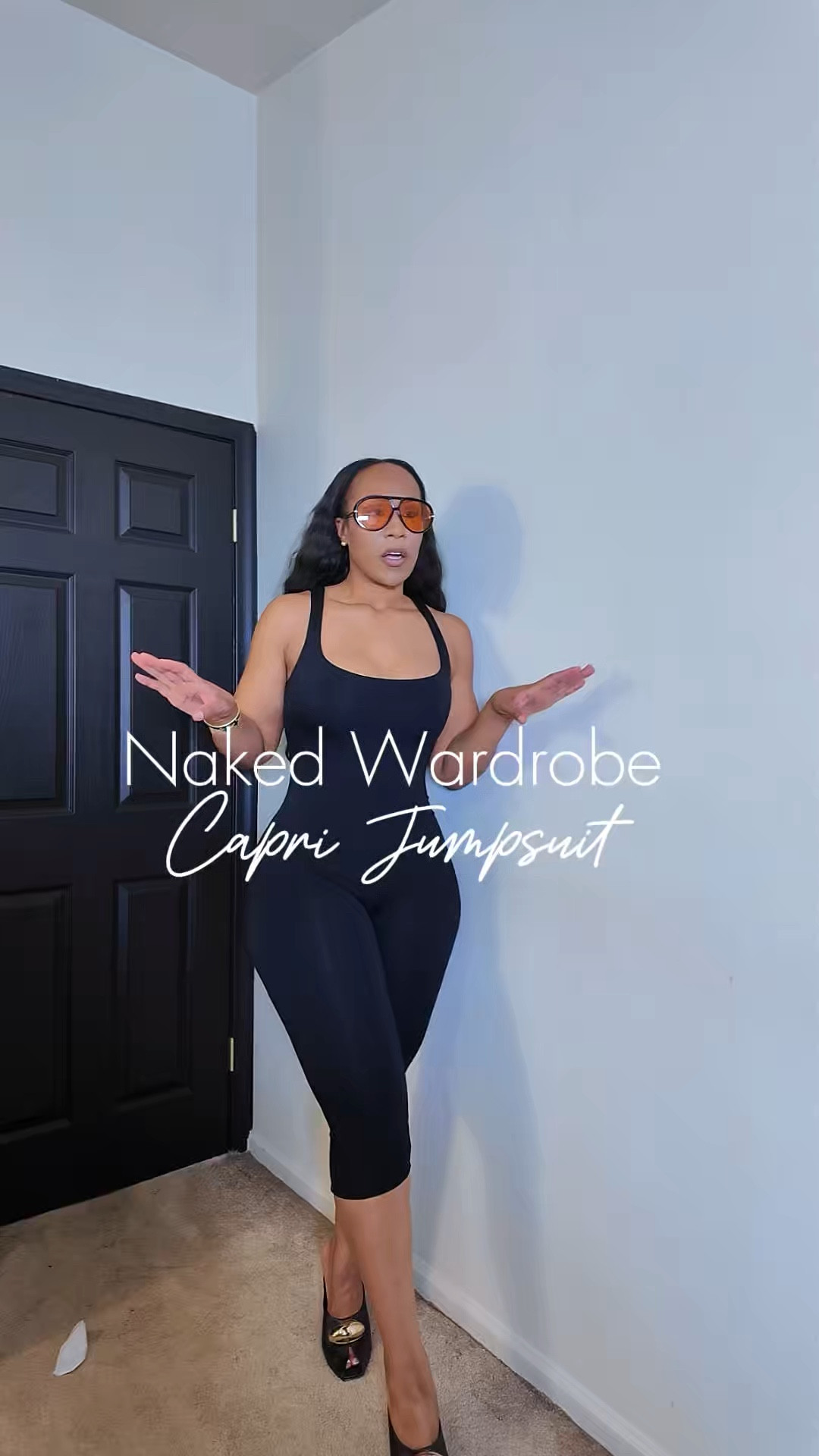 Naked Wardrobe Capri Jumpsuit

I'm 5’7 180lbs Medium 


#LTKMidsize #LTKBeauty #LTKootd