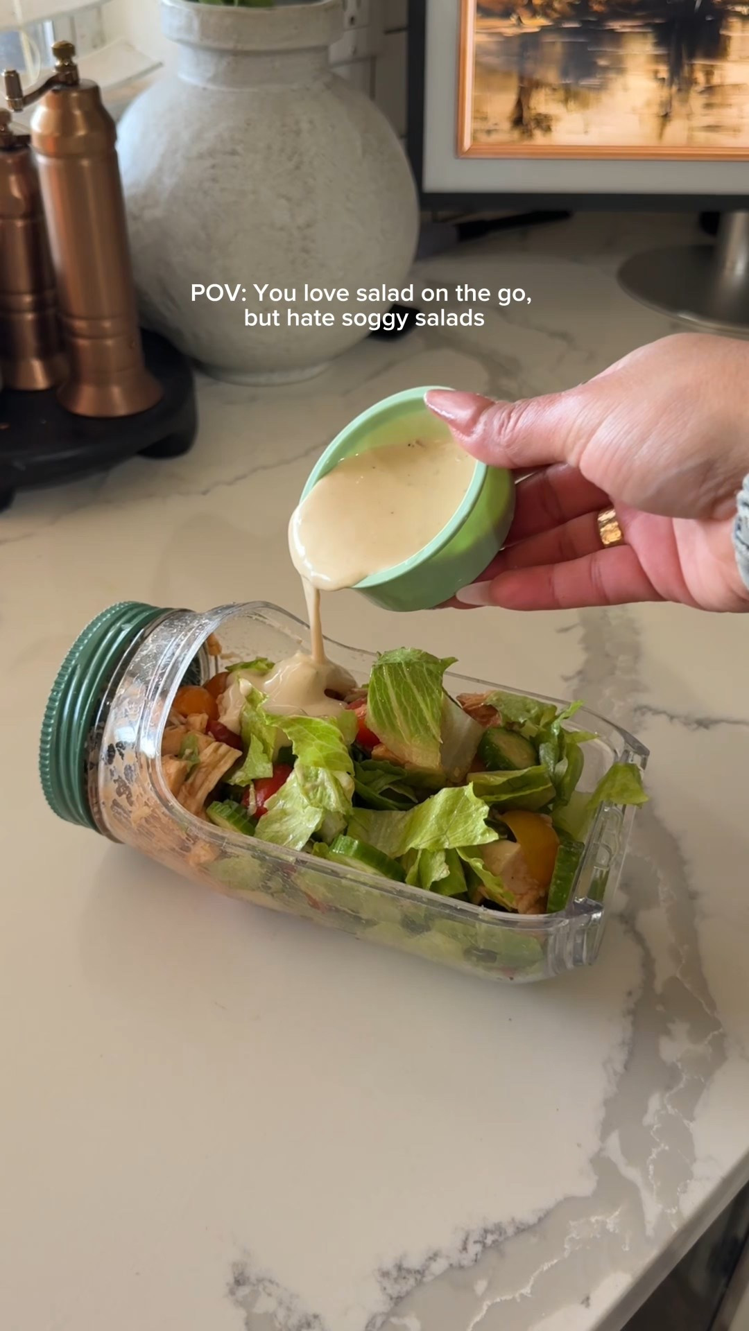 Salad on the go and it’s leak proof! Perfect for summer salads 


#LTKfitnessgoals #LTKfoodie #LTKdayinmylife