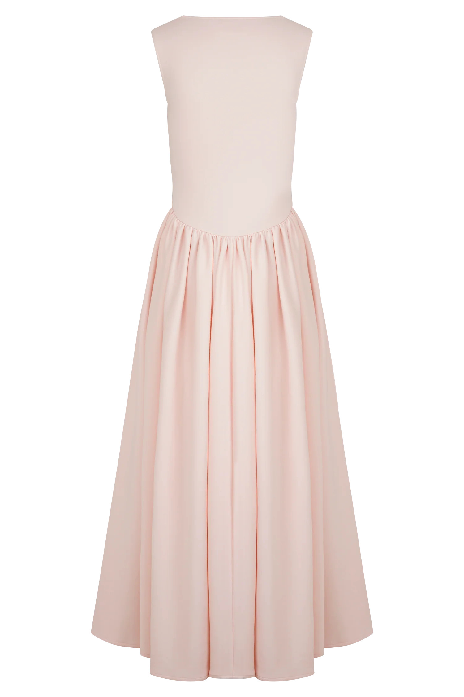 Sharon Scuba Jersey Midi Dress - Ballet Pink | MESHKI US