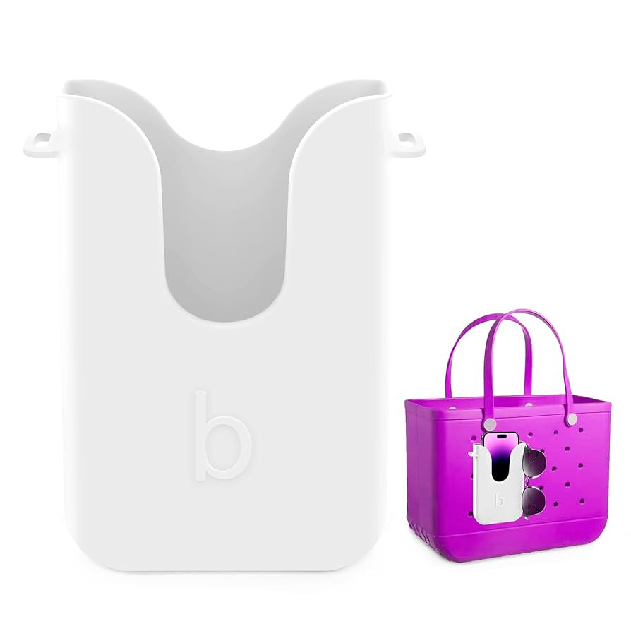 Silicone Phone Holder for Bogg Bags, Compatible Phone Case Attachment, Beach Tote Bag Accessory ... | Amazon (US)