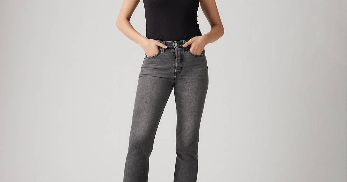 Wedgie Straight Ankle Women's Jeans - Black | Levi's® US | Levi's US