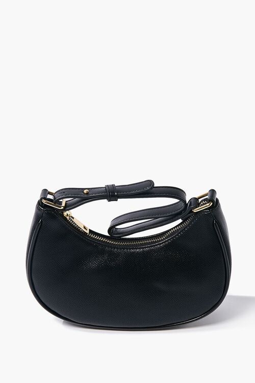 Pebbled Faux Leather Baguette Bag | Forever 21 (US)