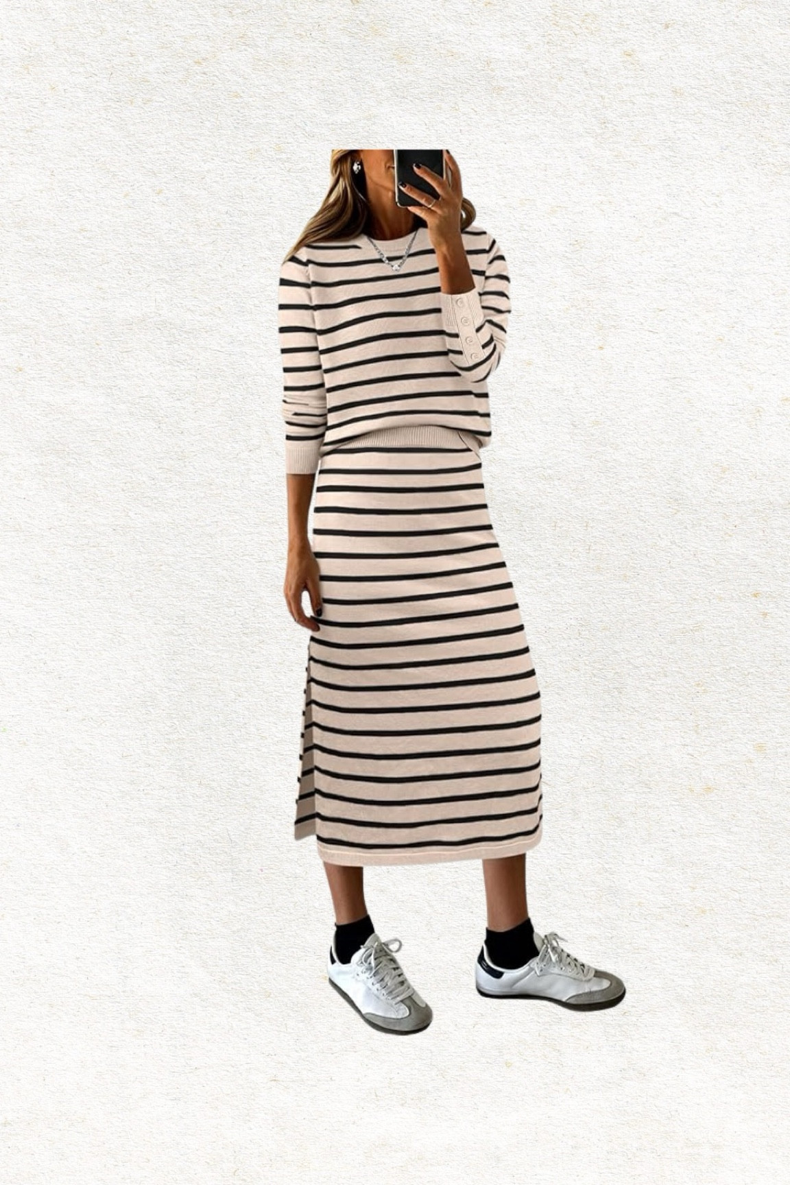 Women’s Amazon two piece set 
Matching set 
I absolutely love this set. Love the neutral colors and how verities set can be! Swap out the skirt for pants with sweater, or change out the sweater for a shirt throw a jacket over it’s so good! Love the neutral colors. Perfect for fall 

#LTKStyleTip #LTKSeasonal #LTKFindsUnder50