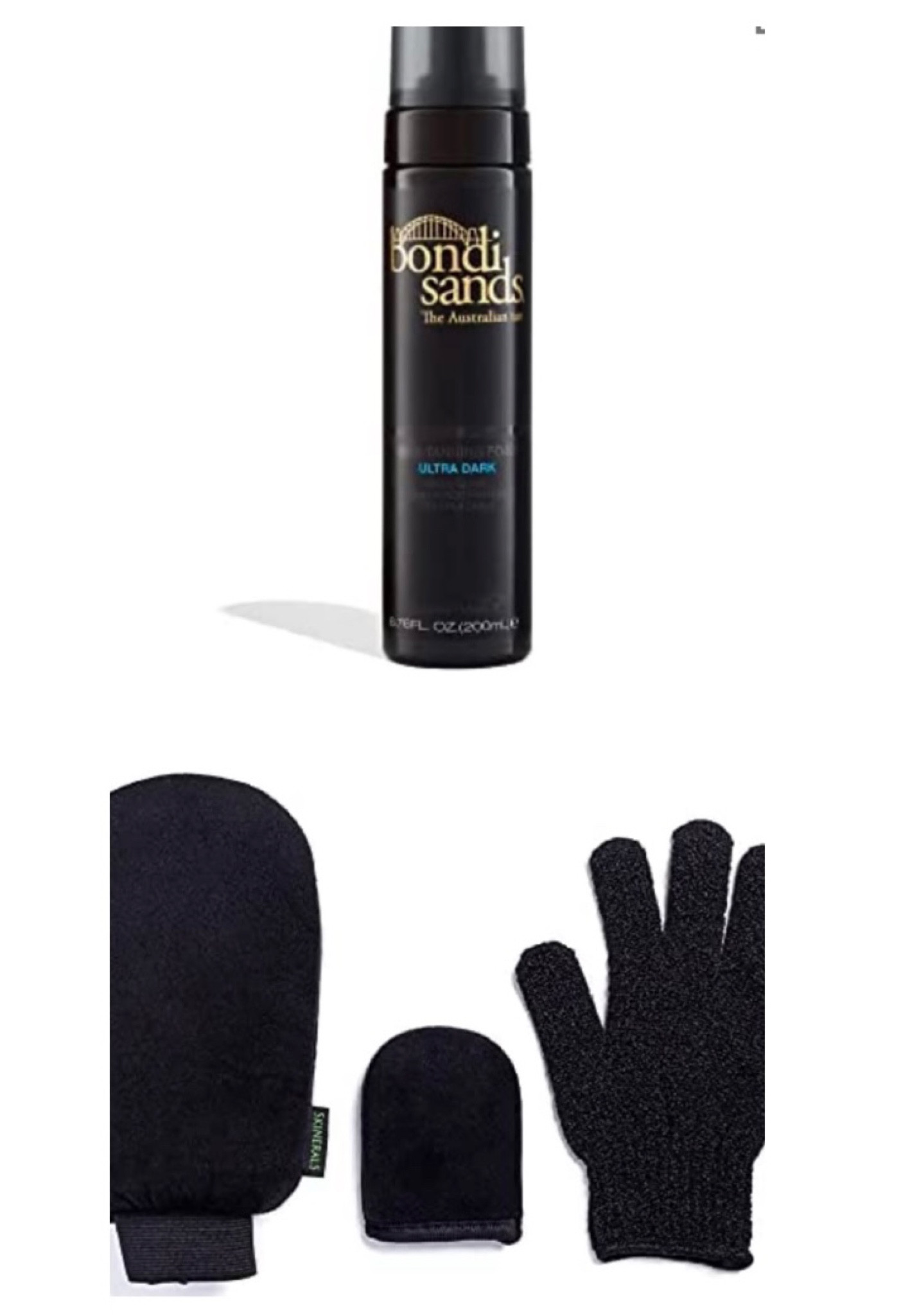 my FAV self tanner + mitt!
