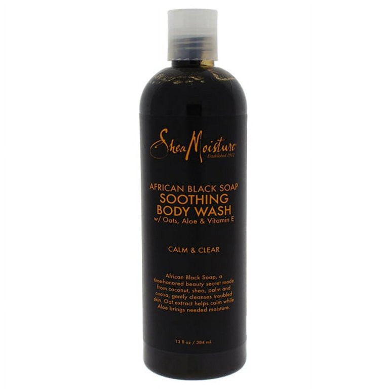SheaMoisture Soothing Body Wash African Black Soap, 13 Oz. | Walmart (US)