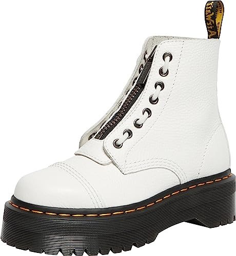 Dr. Martens Women's Boots, White Milled Nappa, 10 | Amazon (US)