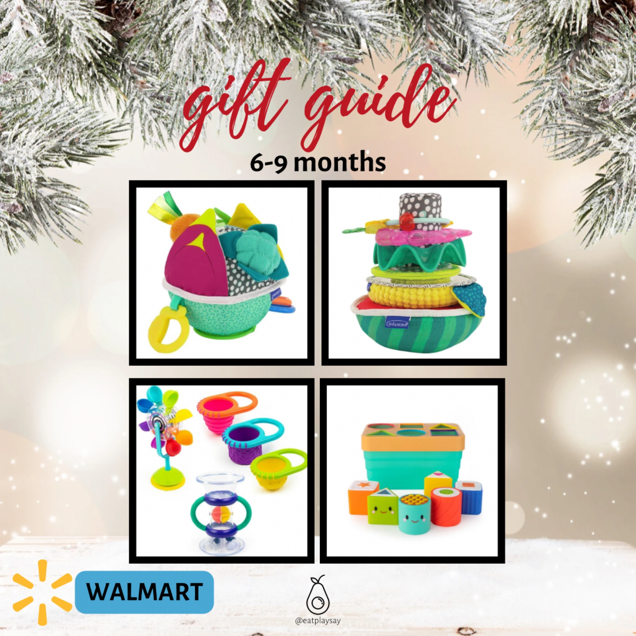 Walmart 6-9 months holiday gift guide 🎁

#LTKSeasonal #LTKHoliday #LTKbaby