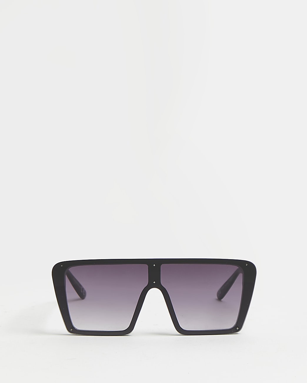 River Island Womens Black oversized visor sunglasses | River Island (US)