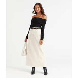 BETHANY CREPE COLUMN MAXI SKIRT | Sportsgirl