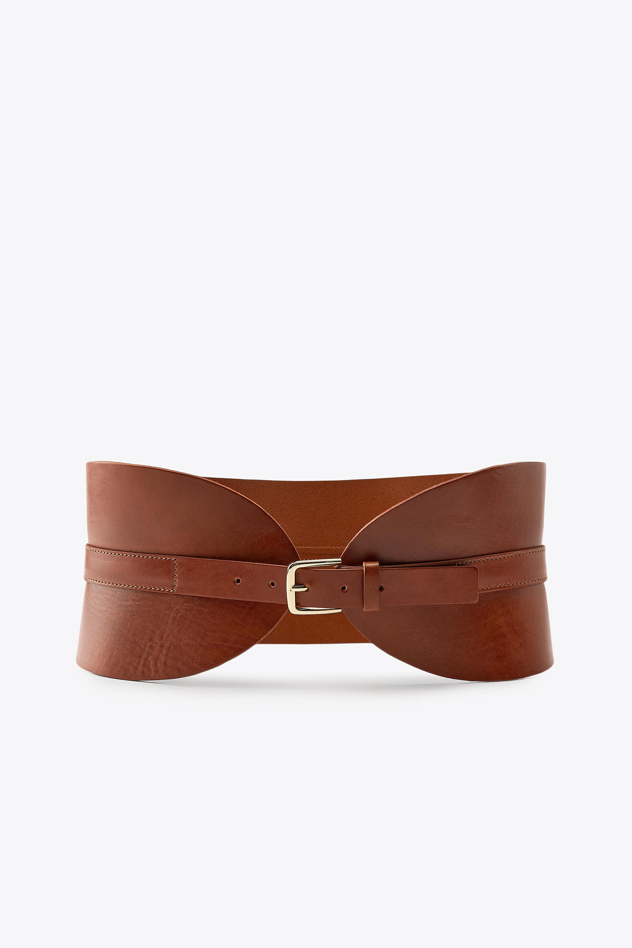 LEATHER SASH BELT | Zara US