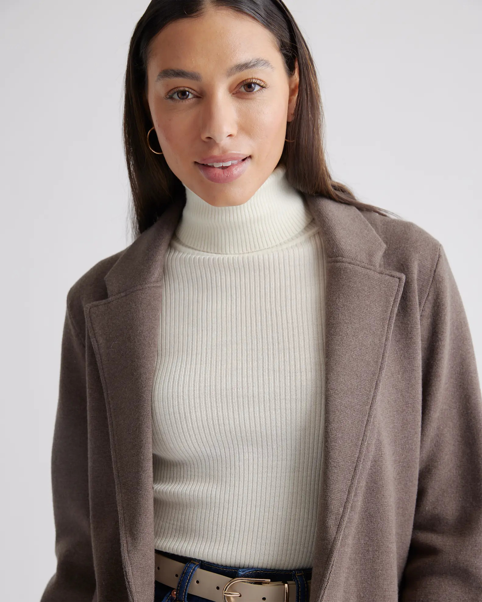 100% Organic Cotton Knit Blazer | Quince